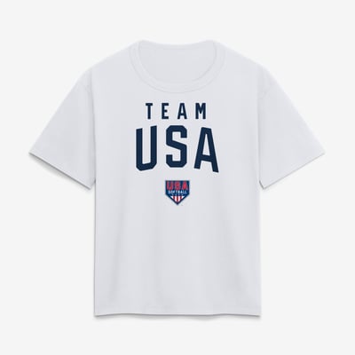 Team USA Women's Summer Games Softball T-Shirt - White